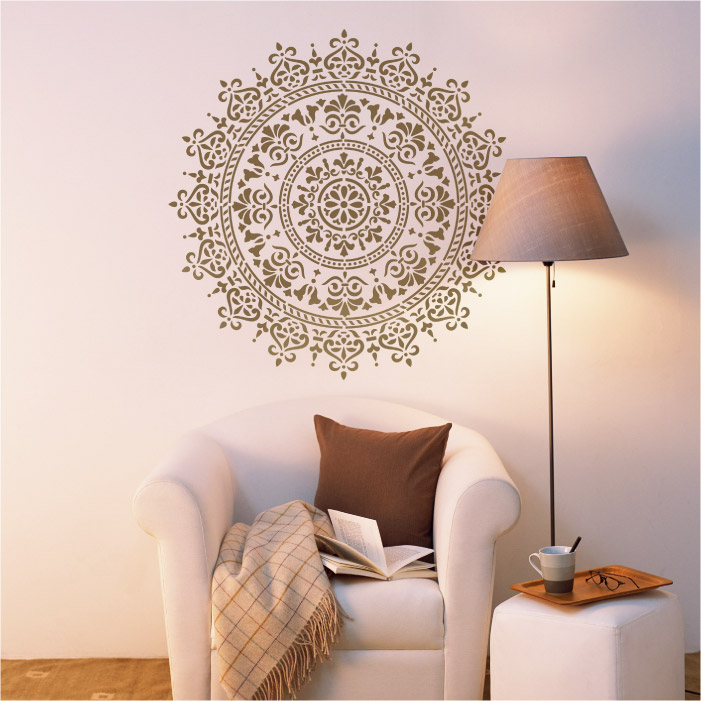 mandala 4E SZABLON MALARSKI || MANDALA 4 - obrazek 1