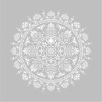 SZABLON MALARSKI || MANDALA 12 - obrazek 2