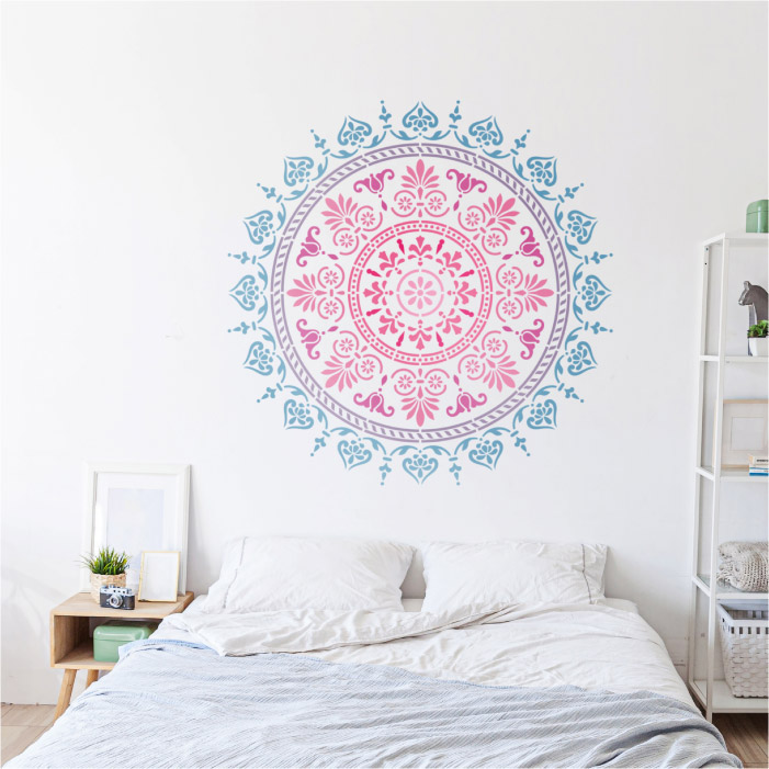 mandala 12D SZABLON MALARSKI || MANDALA 12 - obrazek 1