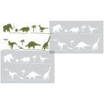 SZABLON MALARSKI || TAPETA DINOZAURY 4 - obrazek 3
